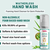 Thumbnail for Babyorgano Non Alcoholic Foam Based Waterless Hand Wash for Kids - Distacart