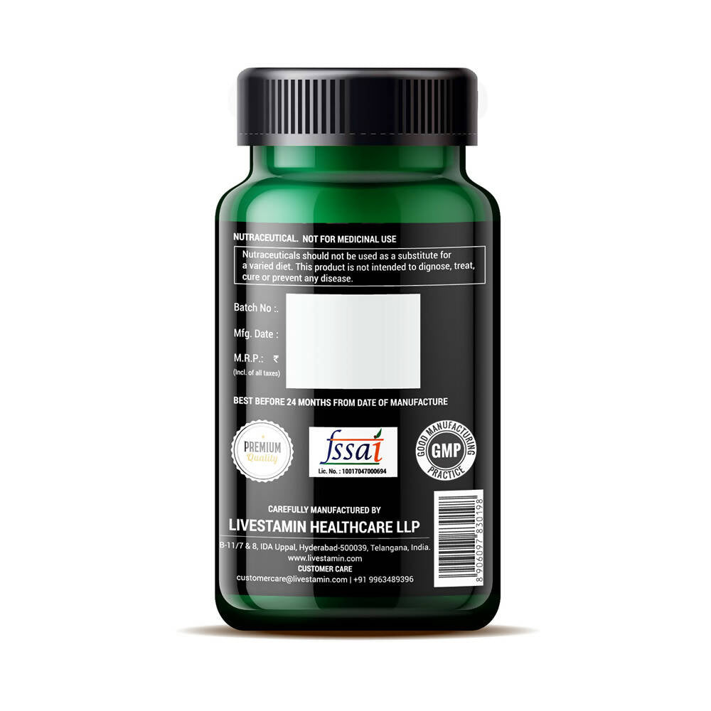 Livestamin Advanced Hair, Skin & Nails Capsules - Distacart