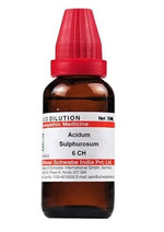 Thumbnail for Dr. Willmar Schwabe India Acidum Sulphurosum Dilution
