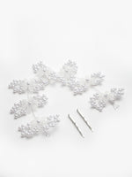 Thumbnail for Panash Women Silver-Toned & White Embellished Tiara - Distacart