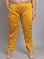 Thumbnail for Kalini Women Plus Size Embroidered Regular Kurta with Trousers & With Dupatta - Distacart