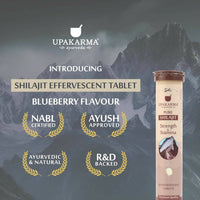 Thumbnail for Upakarma Ayurveda Pure SJ Effervescent Tablets in 2 Unique Flavors (Pure SJ & Blueberry) Combo - Distacart