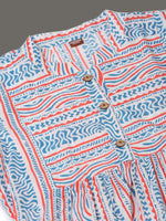 Thumbnail for Kalini Women White Checked Flared Sleeves White Romance Anarkali Kurta - Distacart