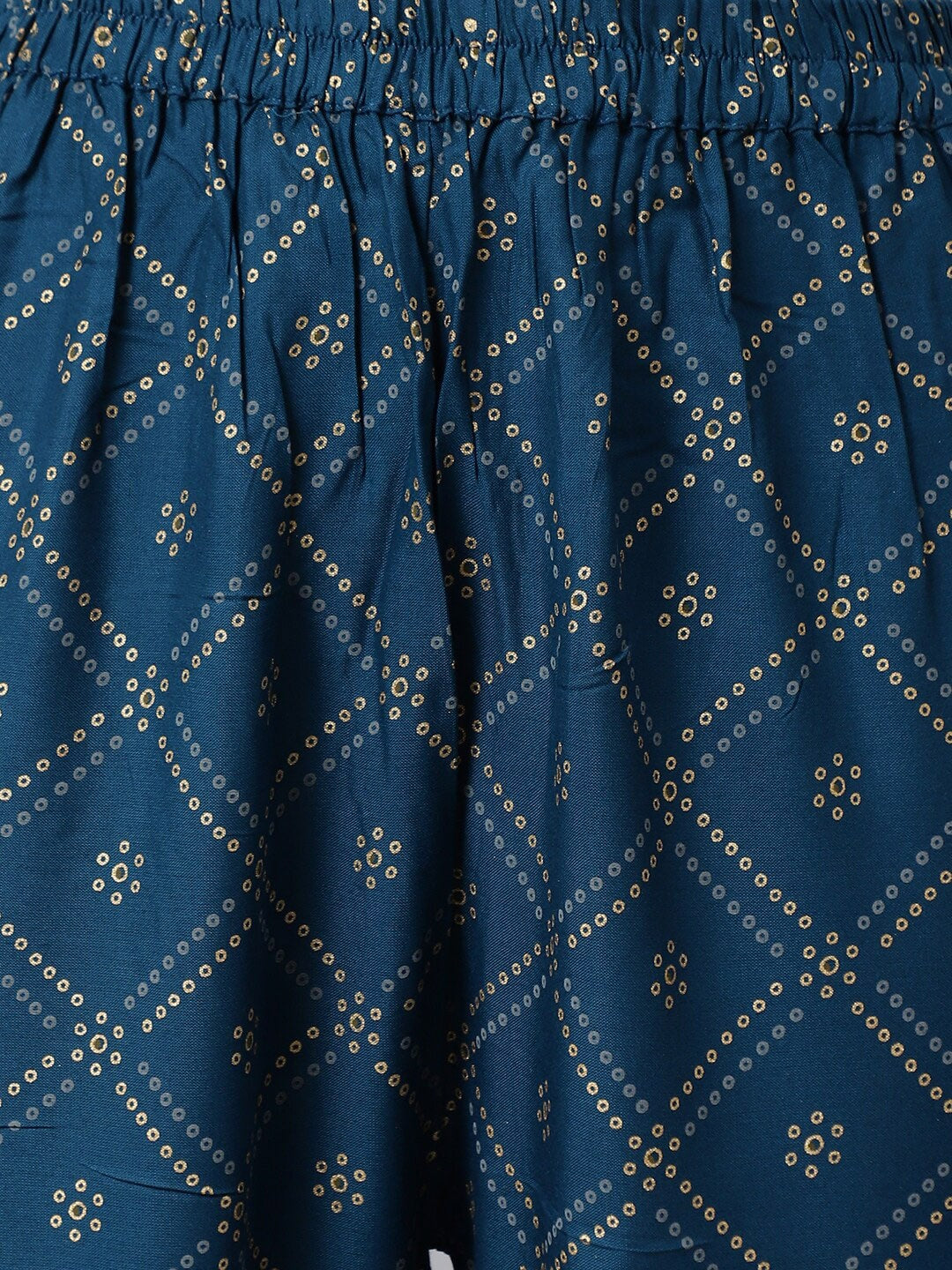 Khushal K Women Blue Ethnic Motifs Empire Kurta with Trousers & With Dupatta - Distacart