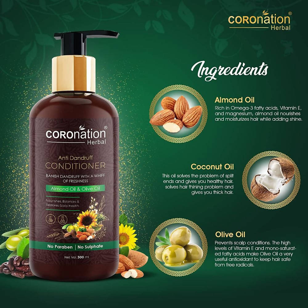 Coronation Herbal Anti Dandruff Hair Conditioner - Distacart
