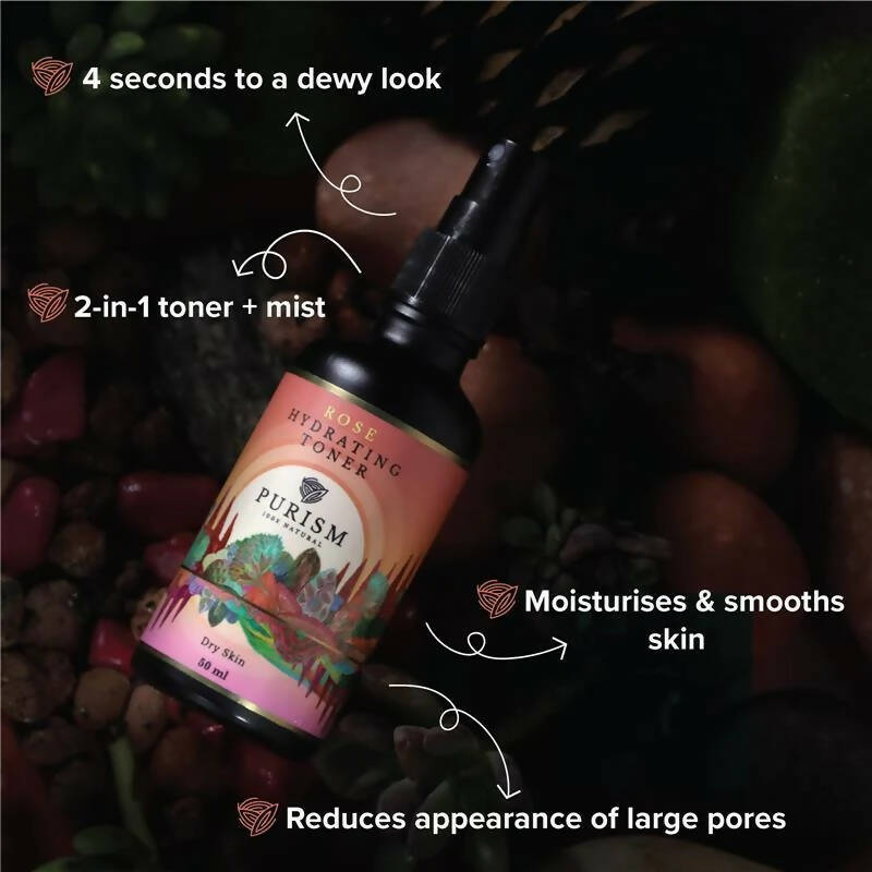 Purism Rose Hydrating Toner - Distacart