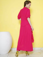Thumbnail for Women Republic Pink Rayon Indoester Set - Distacart