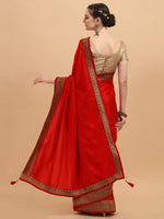 Thumbnail for Kalini Woven Design Zari Pure Silk Saree - Distacart