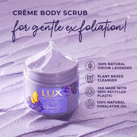 Thumbnail for Lux Essence Of Himalayas Lavender & Vitamin C Creme Body Scrub - Distacart