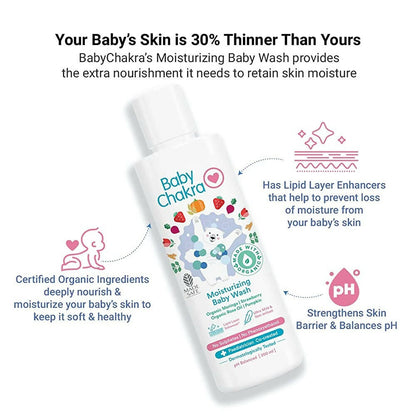 BabyChakra Moisturizing Baby Wash - Distacart