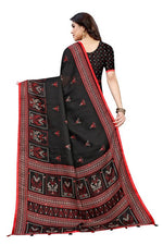 Thumbnail for Vamika Embroidery Black Jute Silk Sarees