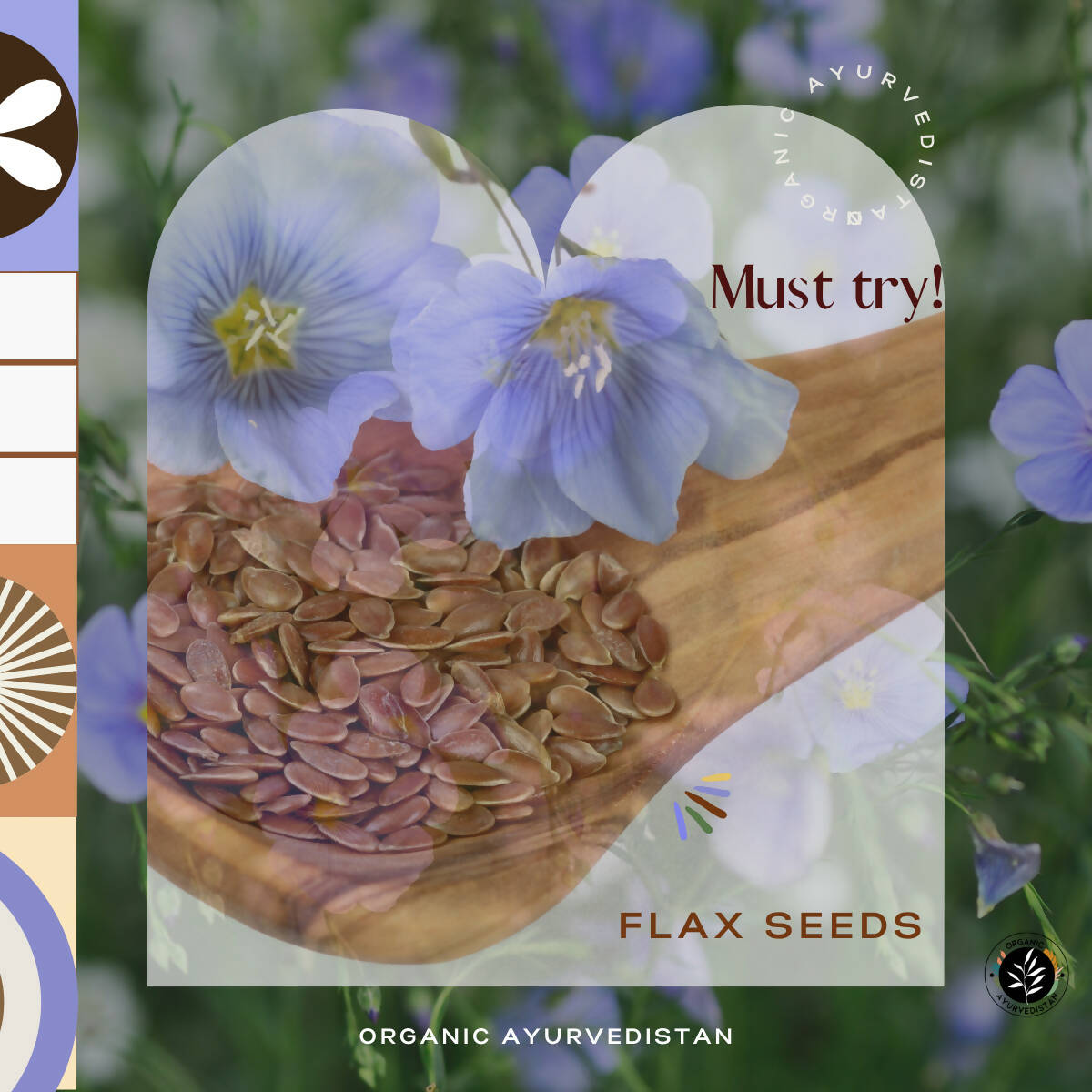 Organic Ayurvedistan Flax Seeds - Distacart