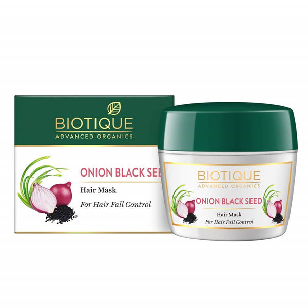 Biotique Advanced Organics Onion Black seed Hair Mask For Hair Fall Control - Distacart