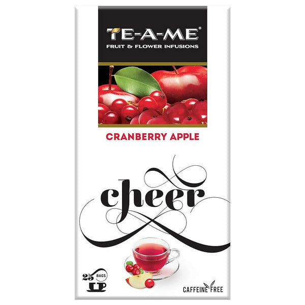 TE-A-ME Cranberry Apple Cheer Infusion Tea Bags - Distacart