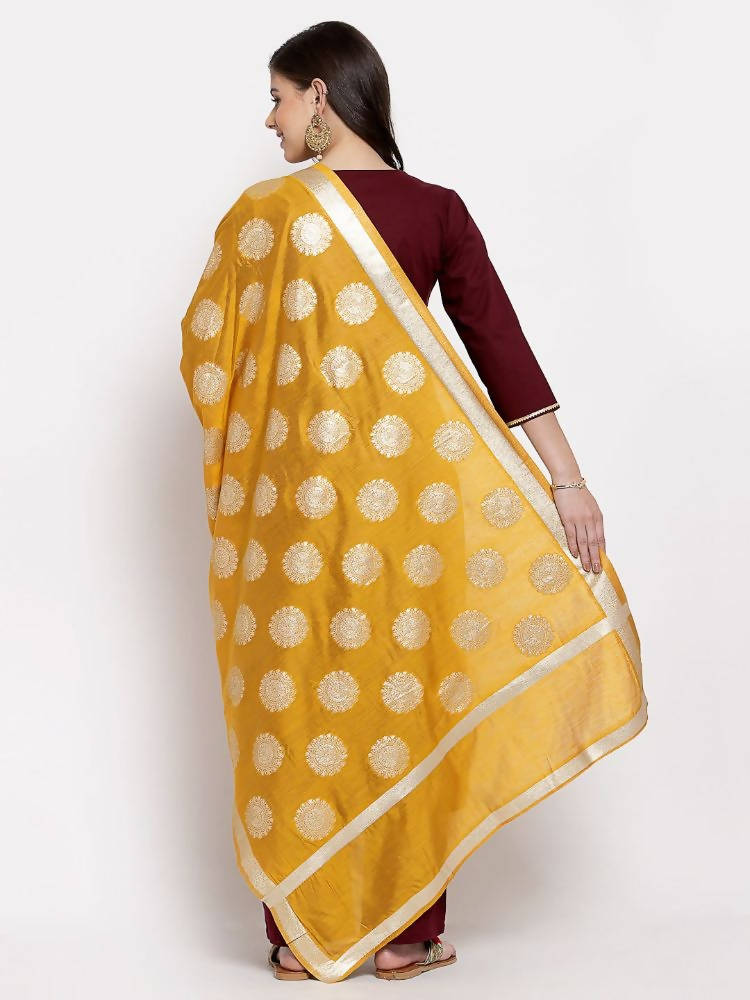 Myshka Women's Beautiful Burgundy Cotton Solid 3/4 Sleeve Square Neck Casual Kurta Pant Dupatta Set