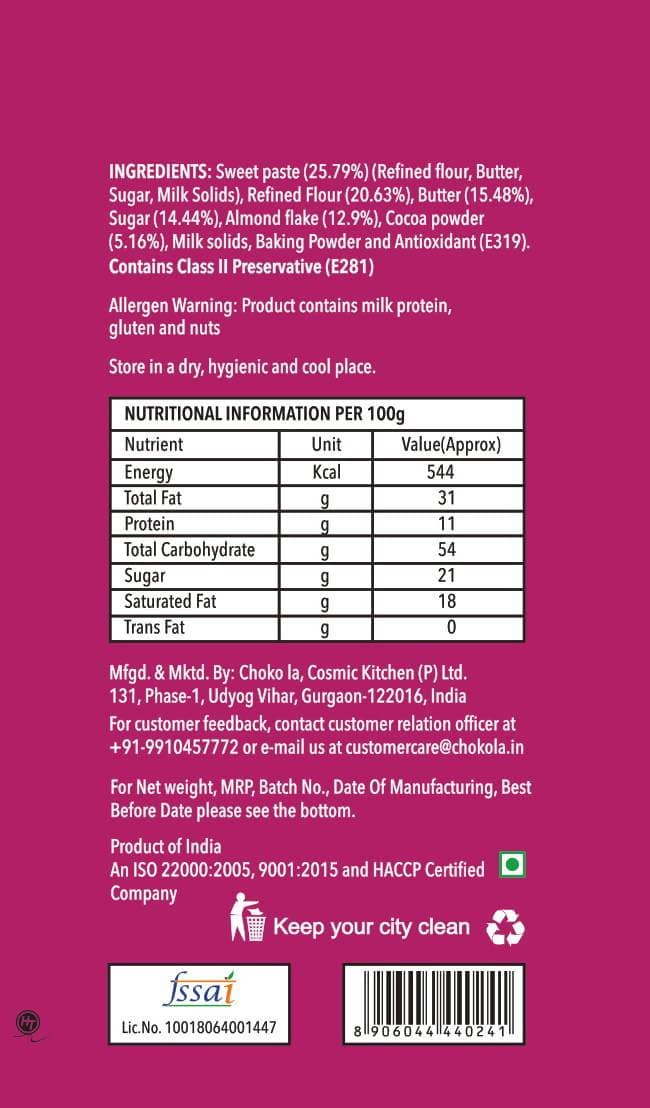 Choko La Almond Cookies Tin Box