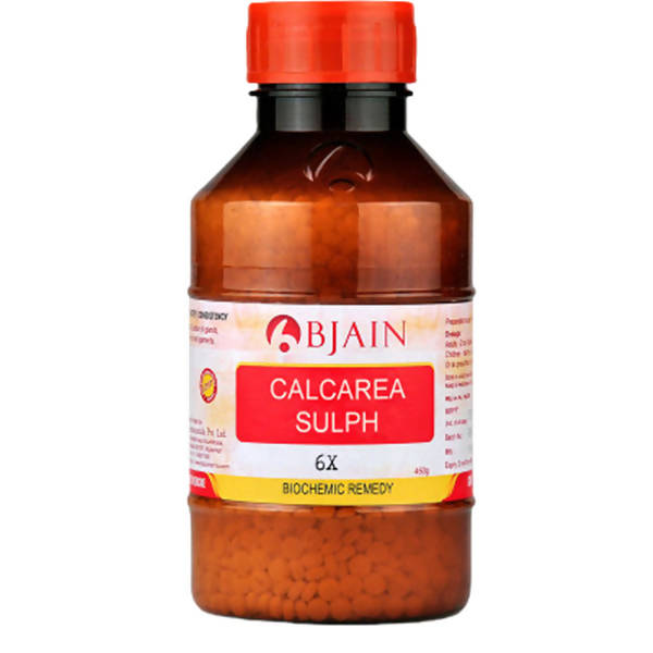 Bjain Homeopathy Calcarea Sulphurica Biochemic Tablet 6X 450GM
