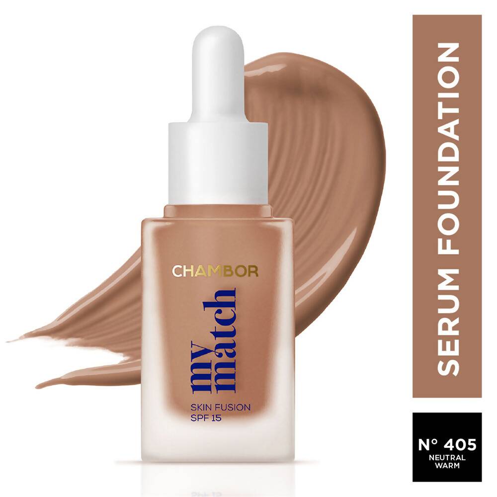 Chambor My Match SPF 15 Skin Fusion Serum Foundation - 405 Neutral Warm - Distacart