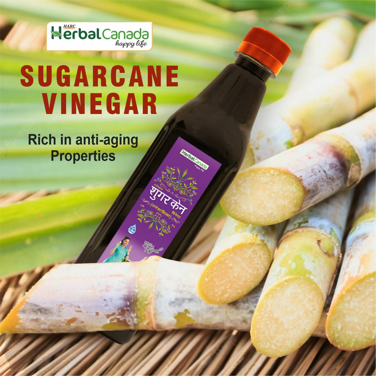 Herbal Canada Sugar Cane Vinegar - Distacart