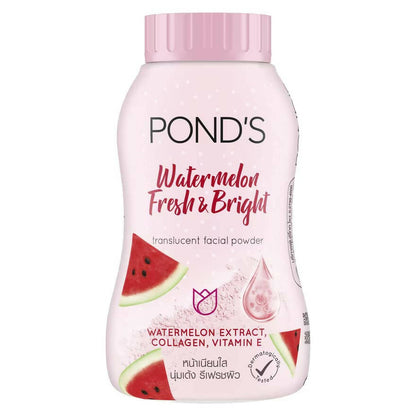 Ponds Watermelon Fresh & Bright Translucent Facial Powder - Distacart