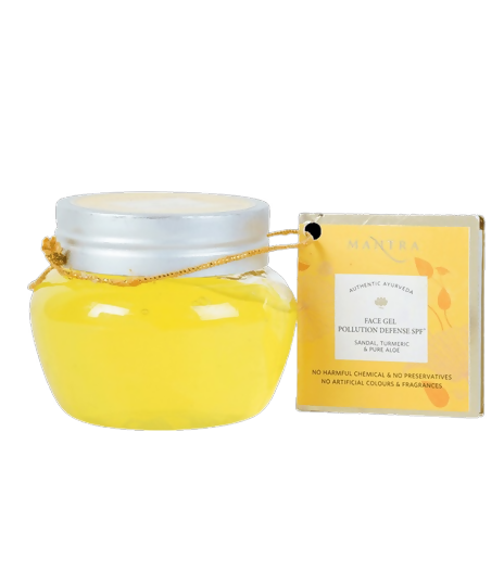 Mantra Herbal Face Gel Pollution Defense Spf+ Sandal Turmeric & Pure Aloe - Distacart