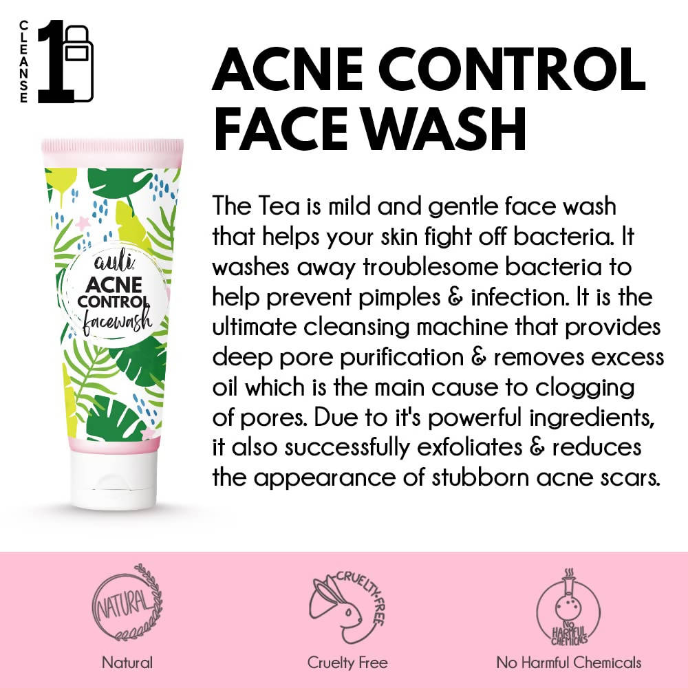 Auli Acne Control Face Wash - Distacart