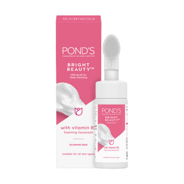 Ponds Bright Beauty With Vitamin B3 Foaming Facewash - Distacart