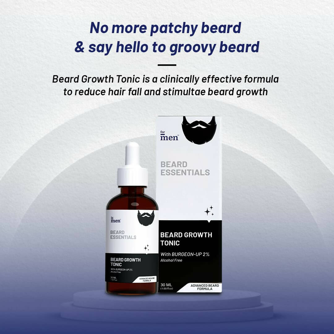 ForMen Beard Growth Tonic with 5% Minoxidil & 2% Burgeon Up - Distacart