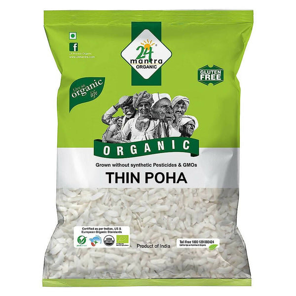 24 Mantra Organic White Thin Poha - Distacart