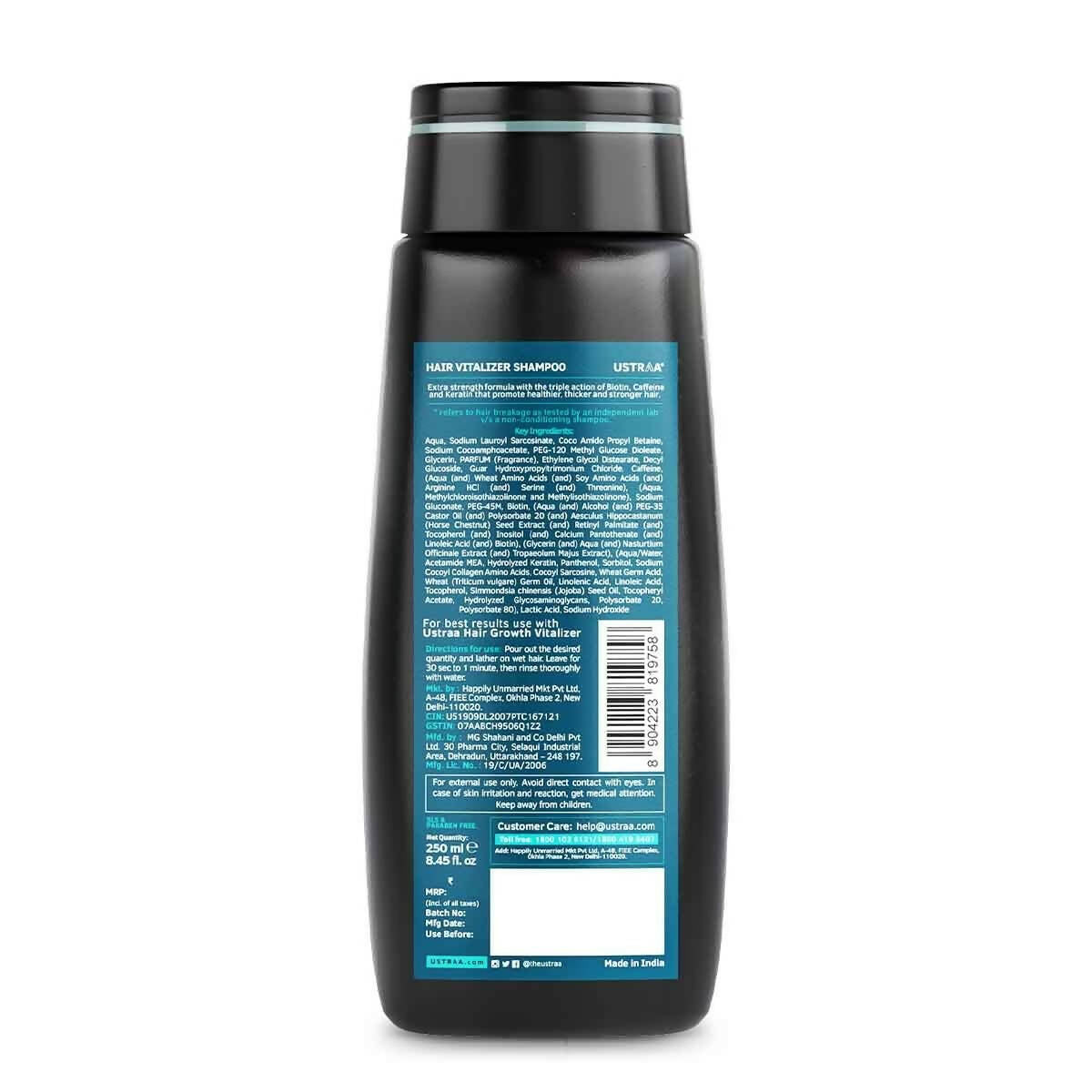 Ustraa Hair Vitalizer Shampoo - Distacart
