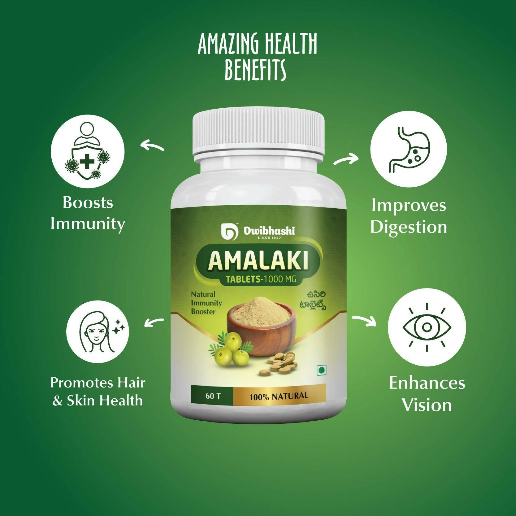 Dwibhashi Amalaki Tablets - Distacart