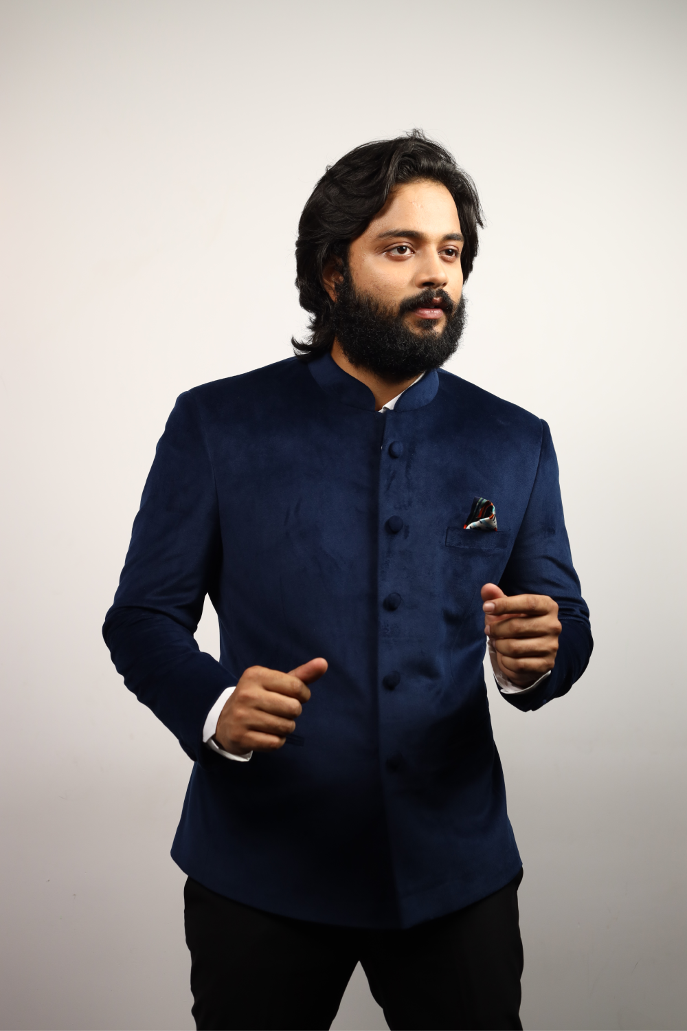 Blue Crude - Bandhgala - Distacart