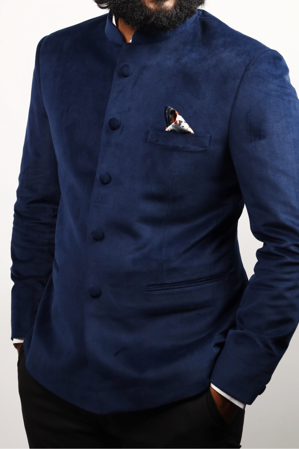 Blue Crude - Bandhgala - Distacart