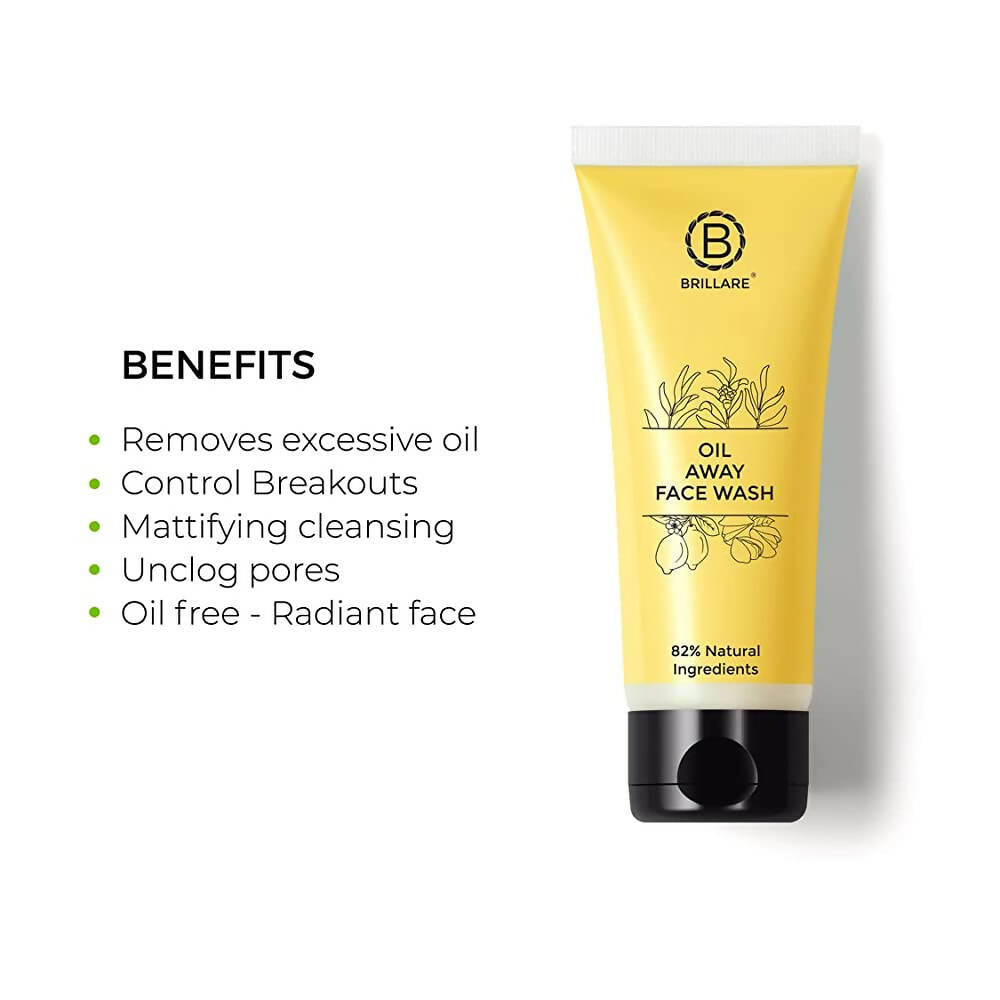 Brillare Oil Away Face Wash - Distacart