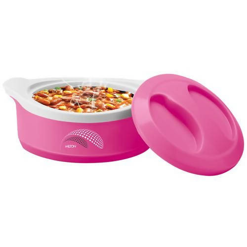 Milton New Marvel 2500 Inner Steel Casserole For Roti/Chapati - Pink Color