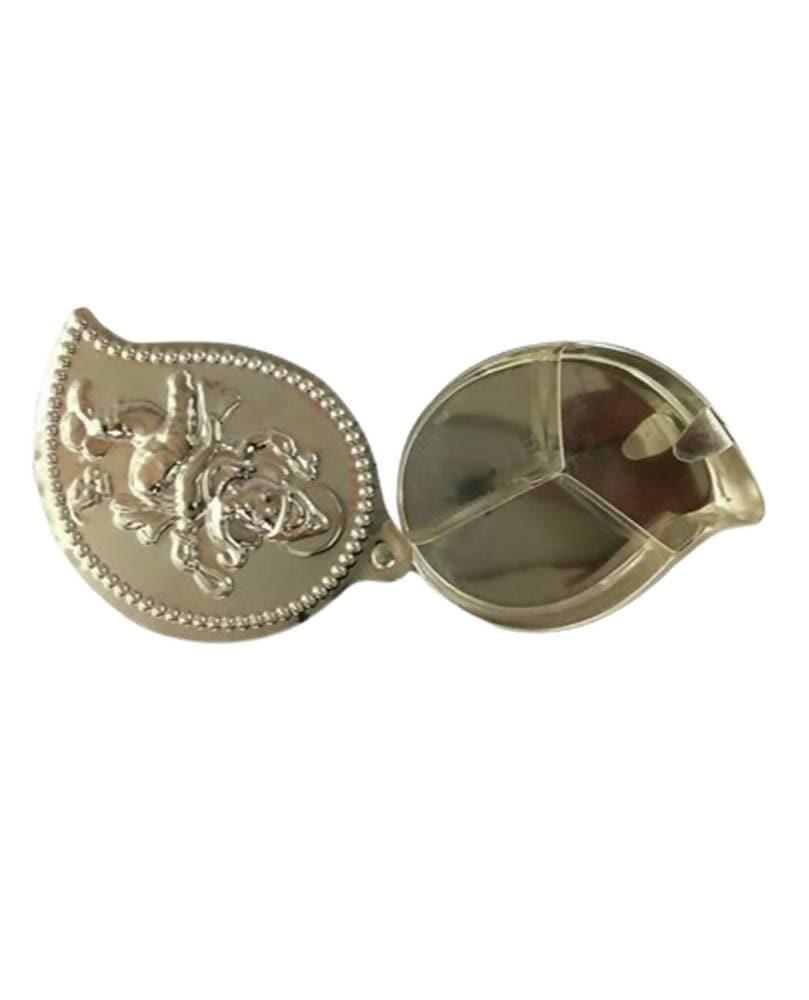 Puja N Pujari Leaf Design Decorative Kumkum Holder