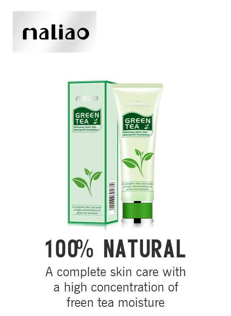 Maliao Professional Green Tea Whitening Foundation - Distacart