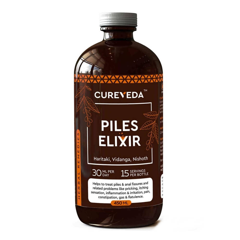 Cureveda Piles Elixir Syrup - Distacart