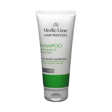 Vedic Line Hair Masters Shampoo with Keratin & Henna Leaf - Distacart