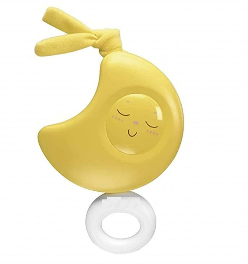 Braintastic Melodious Yellow Moon with Soft Rounded Shapes for New Born Babies - Distacart