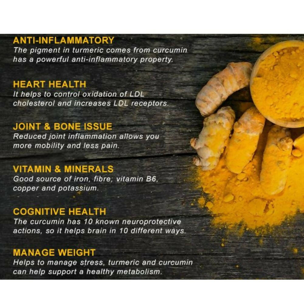 Etheric Wild Kasturi Turmeric Powder for Skin Care & Whitening - Distacart