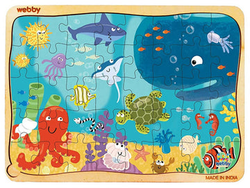 Webby Underwater Animals Jigsaw Puzzle - 40 Pcs - Distacart