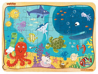 Thumbnail for Webby Underwater Animals Jigsaw Puzzle - 40 Pcs - Distacart