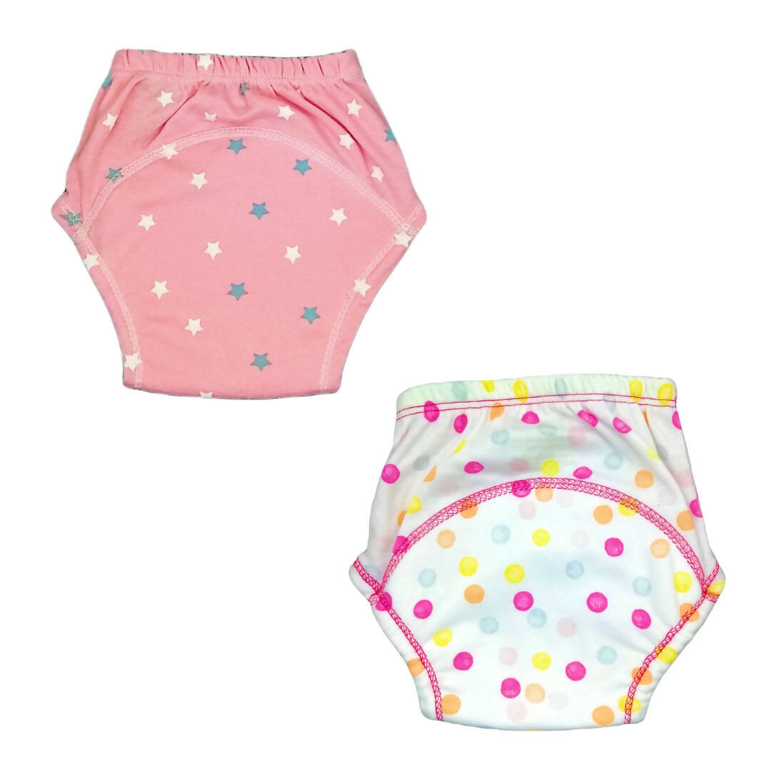Kindermum Polka-Stars Set Of 2 Training Pants For Kids - Distacart