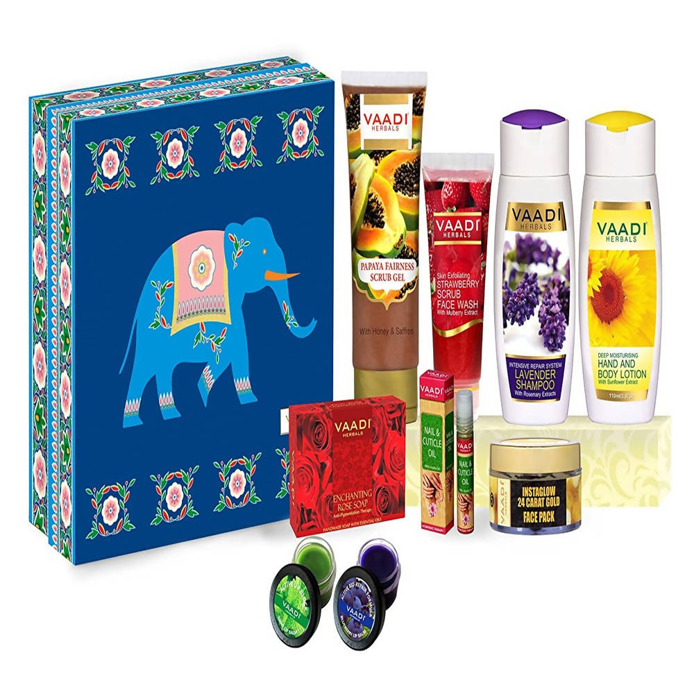 Vaadi Herbals Luxurious Beauty Herbal Gift Set - Distacart