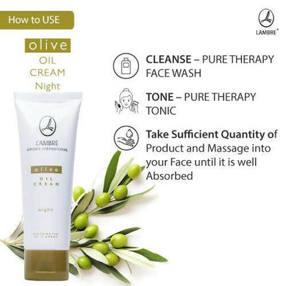 Lambre Olive Oil Night Cream - Distacart