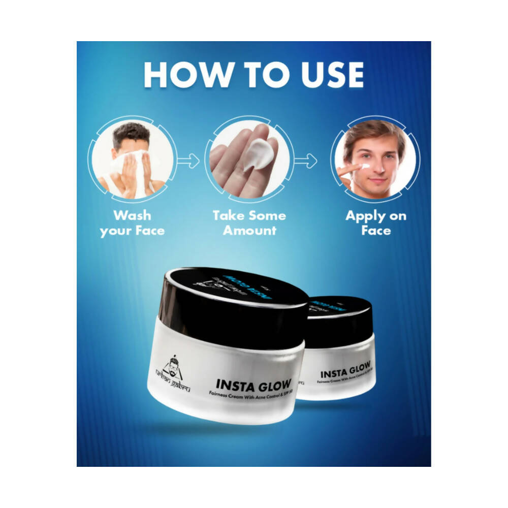Urbangabru Insta Glow Fairness Cream for Men with SPF 50 - Distacart
