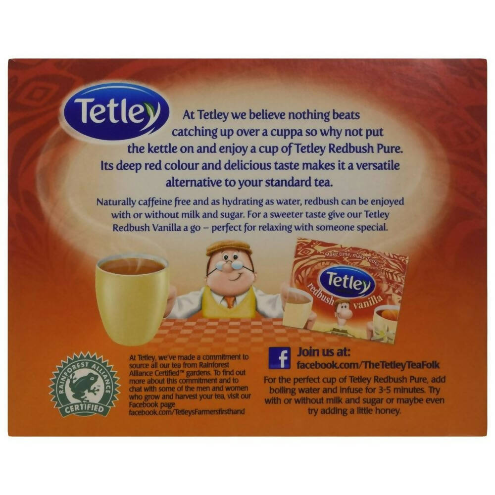 Tetley Redbush Pure Great Test Tea Bags - Distacart