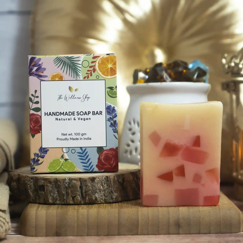 The Wellness Shop Premium Rose & Goat Milk Handmade Soap