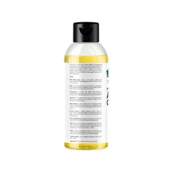 Bliss of Earth 100% Organic Moroccan Argan Oil - Distacart